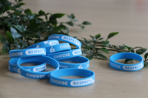 Silicone Wristbands - Anti-Bullying Week 2024: Choose Respect